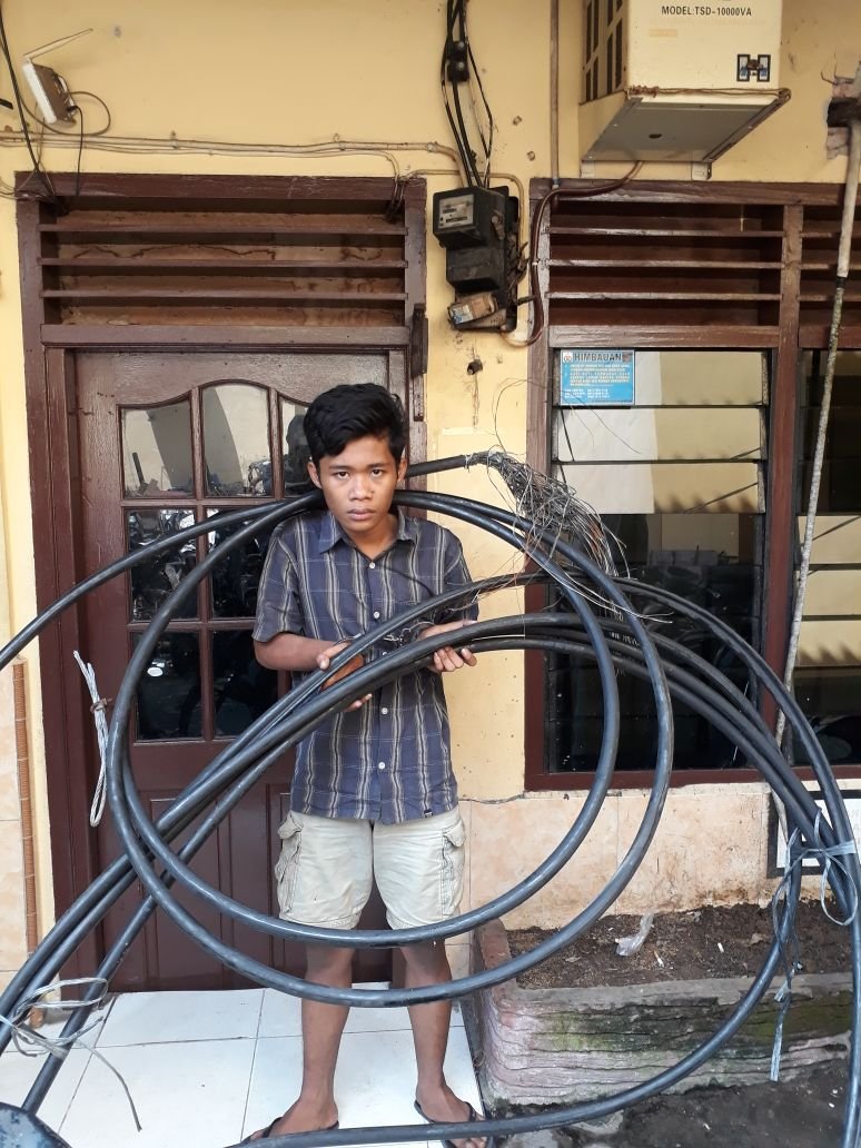 Sikat Kabel Telkom, Herianto Diciduk Pegasus Polsek Patumbak