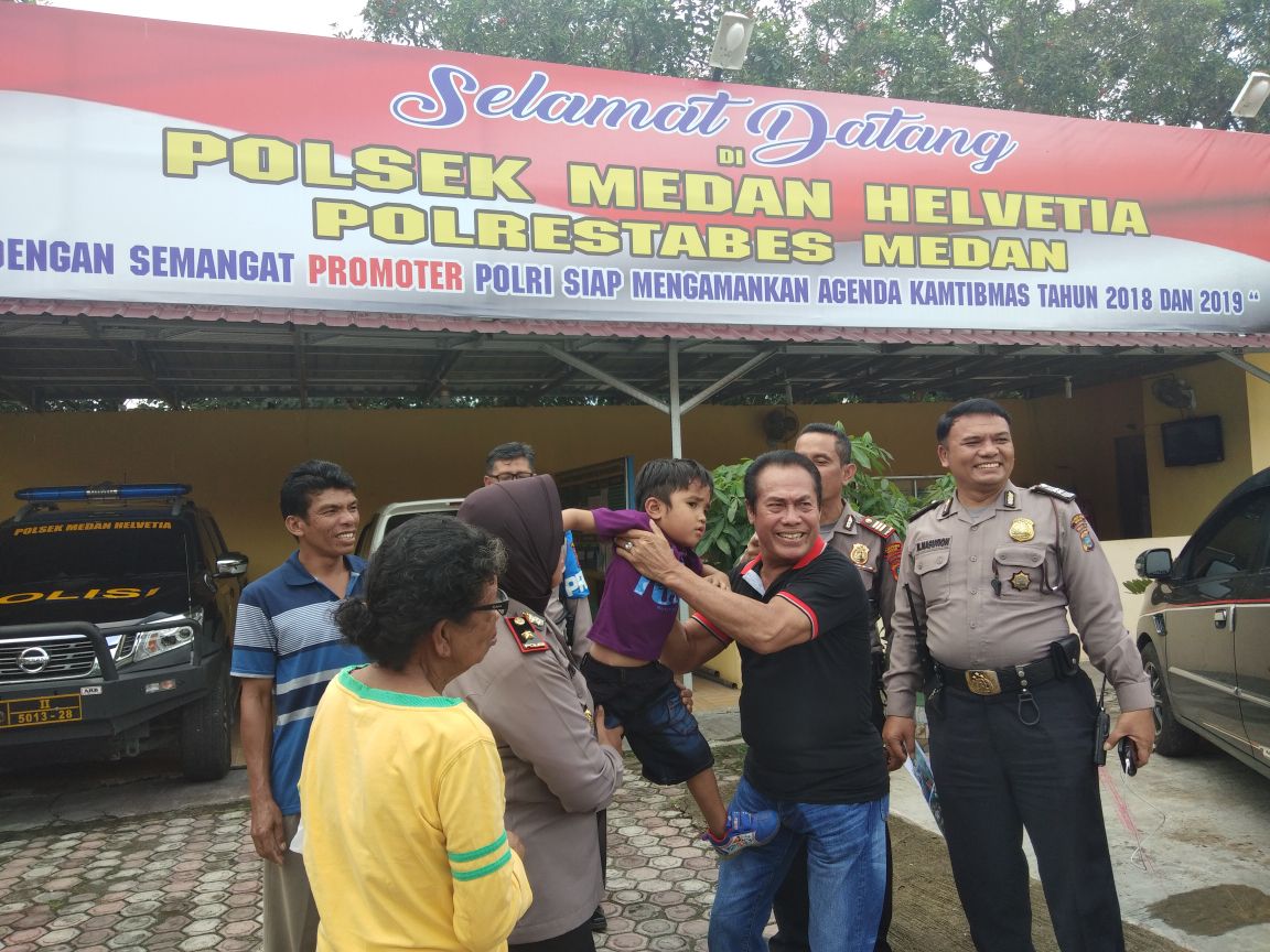 Bocah Ditemukan Polisi, Akhirnya Dijemput Keluarga