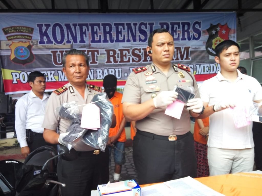 Polsek Medan Baru Bekuk Dua Kelompok Curas Spesialis Jambret, Dua Pelaku Ditembak