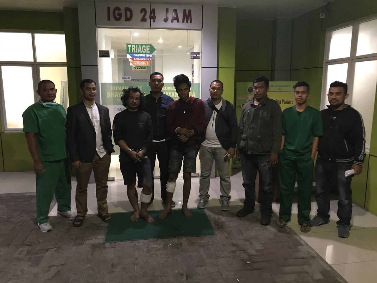 Pegasus Polsek Sunggal Tembak Dua Residivis Curanmor