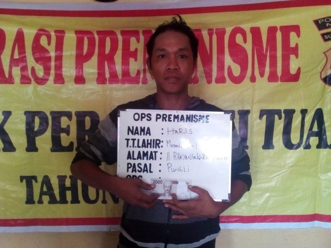 Dua Preman Diamankan Patroli Pollsek Percut