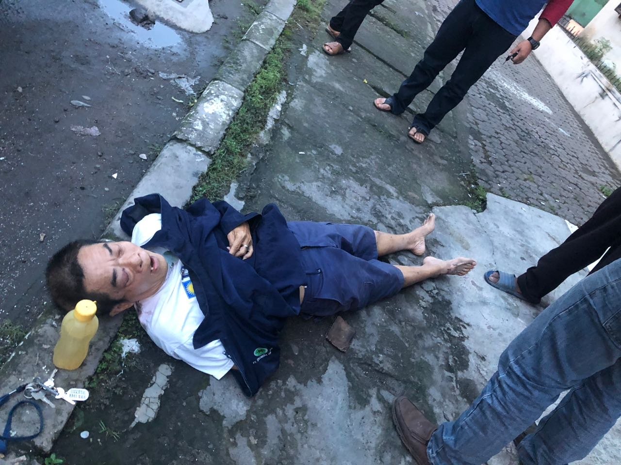 Loei Wie Leon Tewas, Pegasus Polsek Medan Timur Buru Pelaku Begal