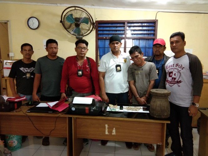 Pegasus Polsek Pancurbatu Ungkap Peredaran Narkoba Desa Salam Tani