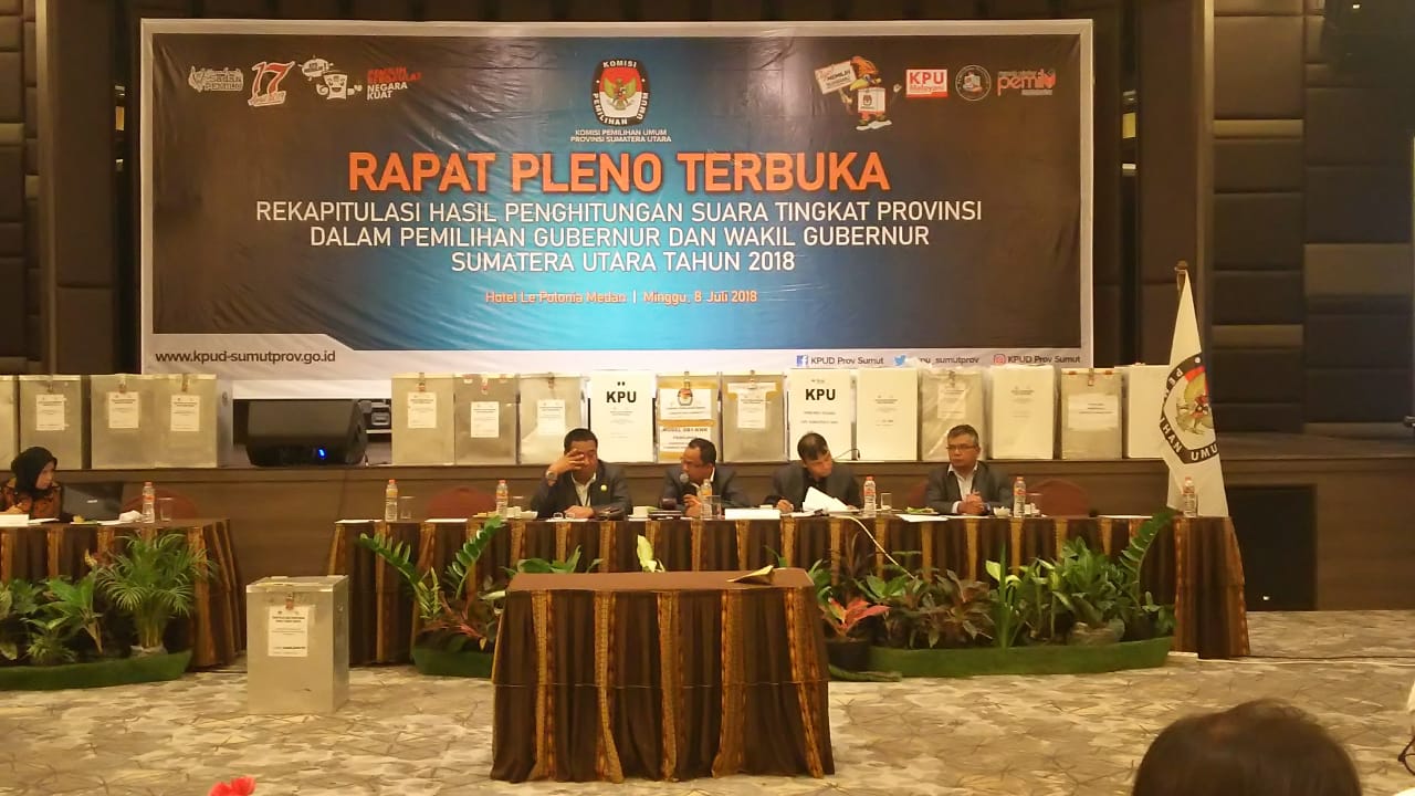 Rekapitulasi Suara Pilgubsu, Eramas 57,57% dan DJOSS 42,42%