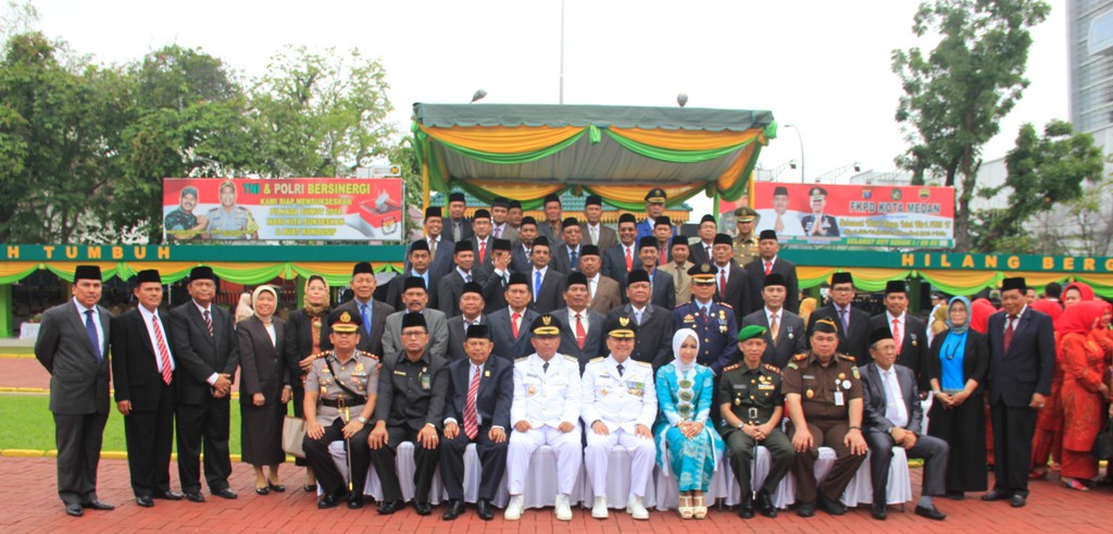 Upacara HUT Kota Medan ke 428, Walikota: Mari Terus Bekerja & Bersatu Sebagai Sebuah Keluarga