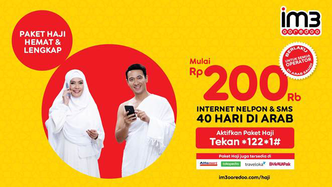 IM3 Ooredoo Luncurkan Paket Komunikasi Ibadah Haj