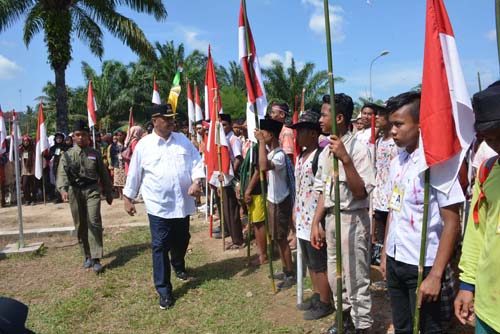 Bupati Langkat Lepas Peserta Napak Tilas BBH
