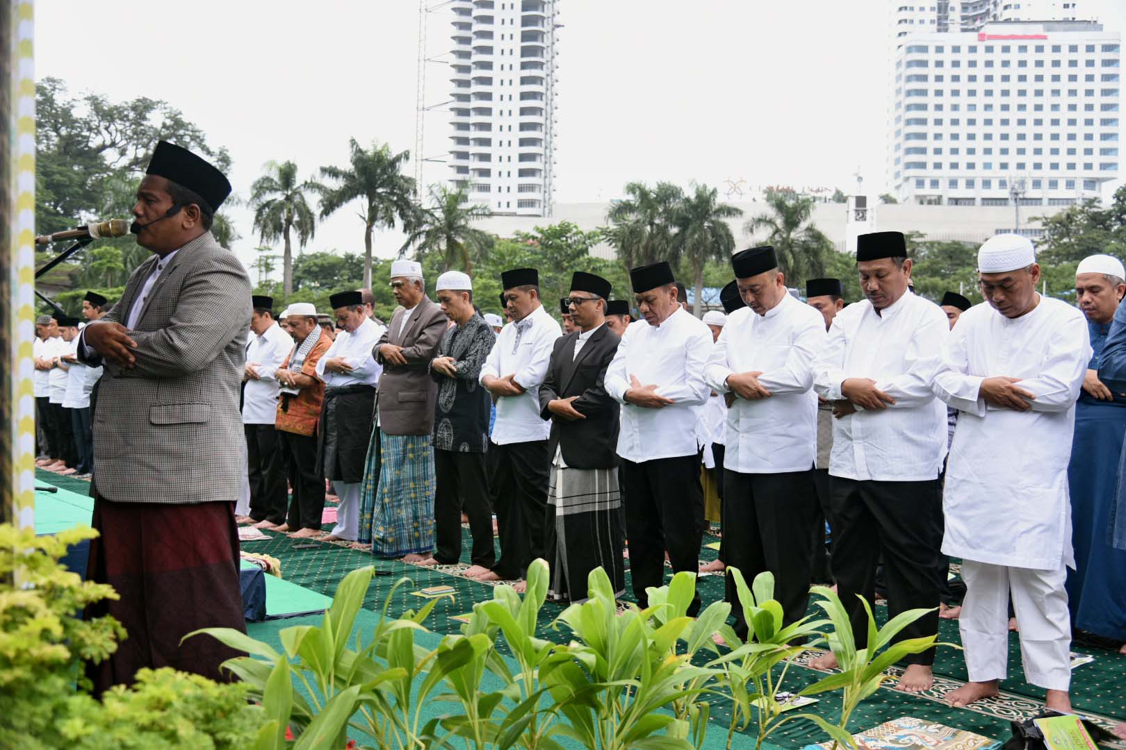 Sholat Idul Adha di Lapangan Merdeka Medan, Ini Empat Tahdiyahnya
