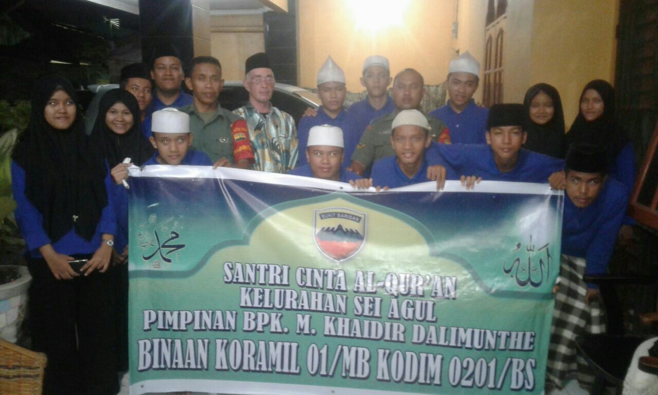 Koramil 01/MB Kodim 0201/BSÂ Â  Motori Kegiatan Santri Cinta Al Quran