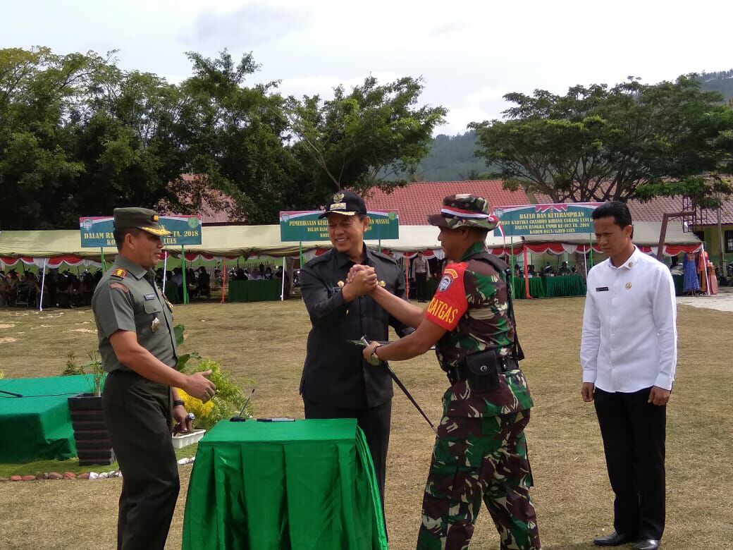 Program TMMD Tampeng Di Tutup Oleh Danrem 011/LWÂ 