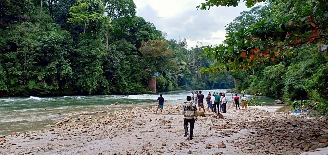 Hendak Rekreasi Tiga Mahasiswa dan Satu Pelajar Hanyut di Sungai Asahan Desa Bedeng