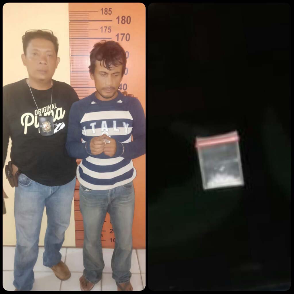Pegasus Polsek Pancurbatu Ciduk Pecandu Narkoba, 0,12 Gram Sabu Diamankan