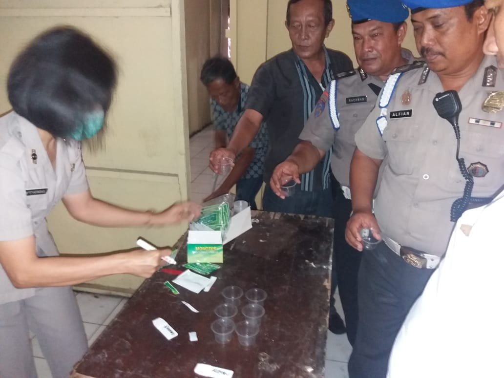 Bebas Narkoba, Puluhan Provost Jalani Test Urine