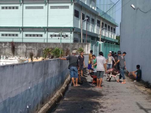 Sambut Idul Adha, Warga Gg Istirahat Lakukan Gotroy