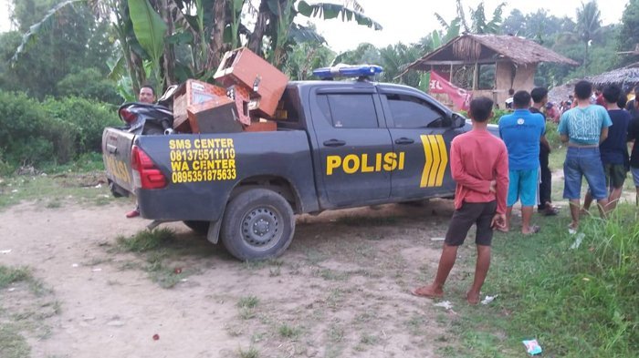 GKN Polsek Kutalimbaru Amankan Lima Mesin Jackpot