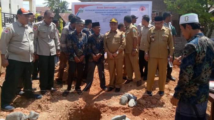 Dua Tahun Gempa,  Pembangunan Rumah  Korban Baru Dimulai
