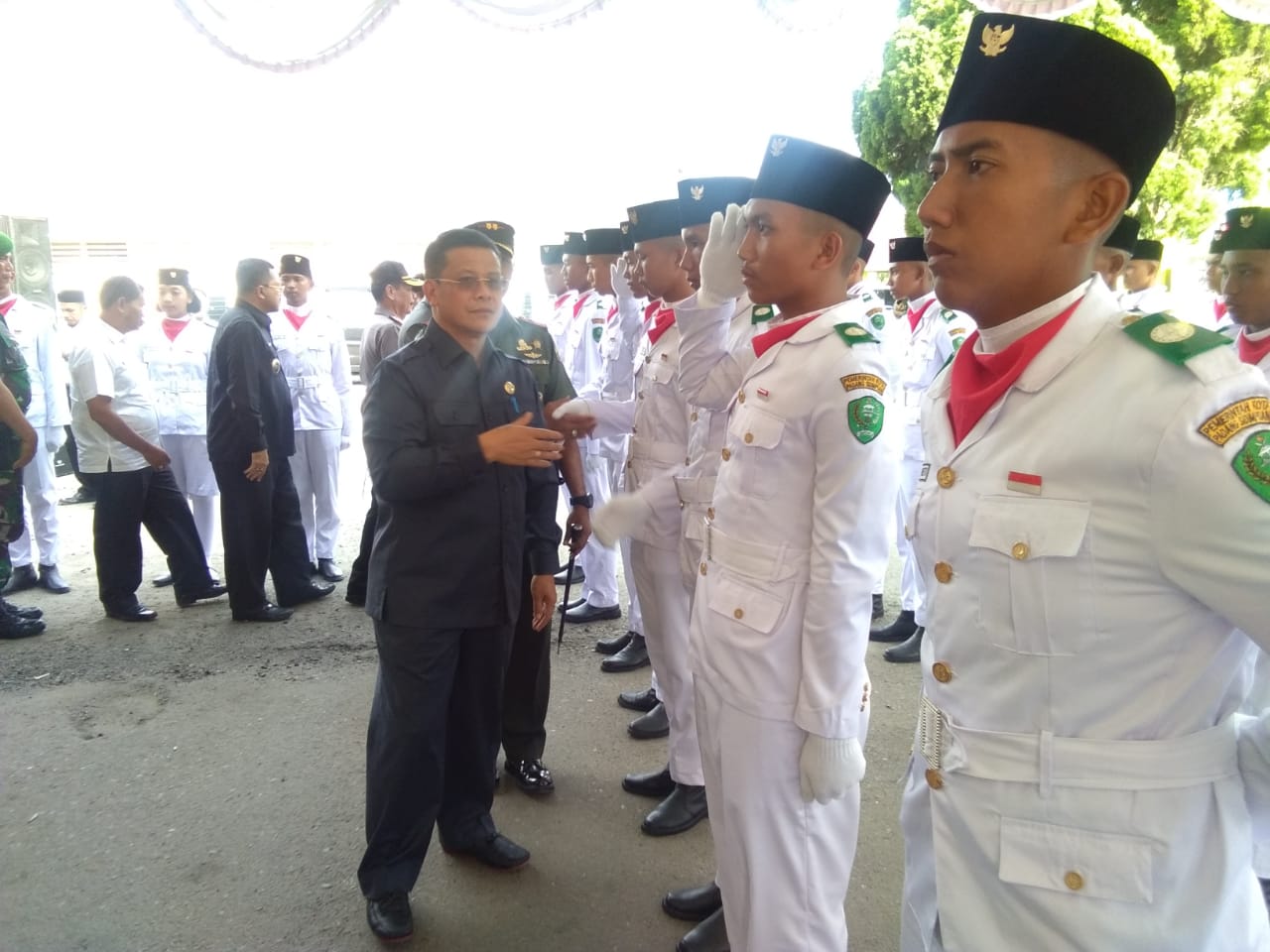 Paskibra Kota Padangsidimpuan Dikukuhkan