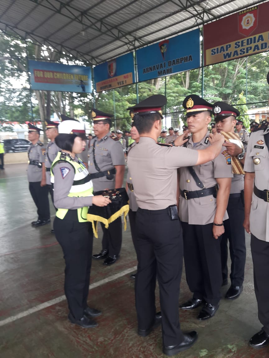 Polres Langkat Sertijab, Ini Empat Nama Kapolsek Diganti
