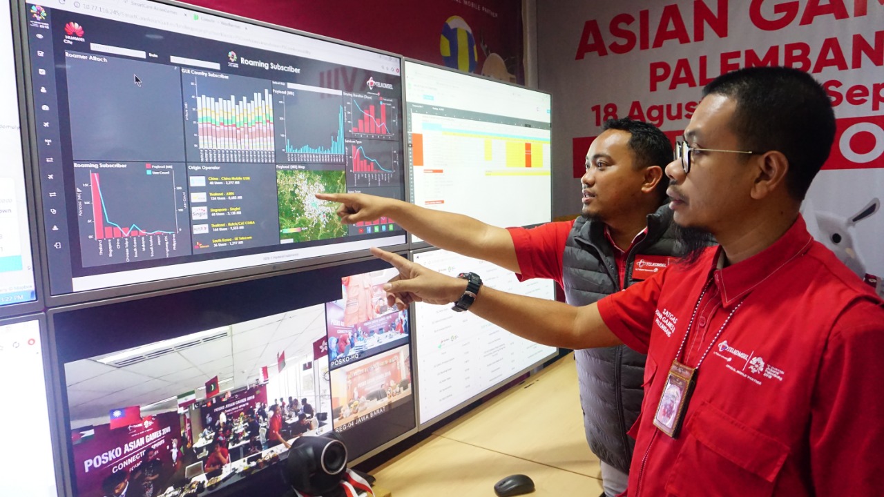 Pembukaan Asian Games 2018, Trafik Dan Payload Data Telkomsel Naik 720%