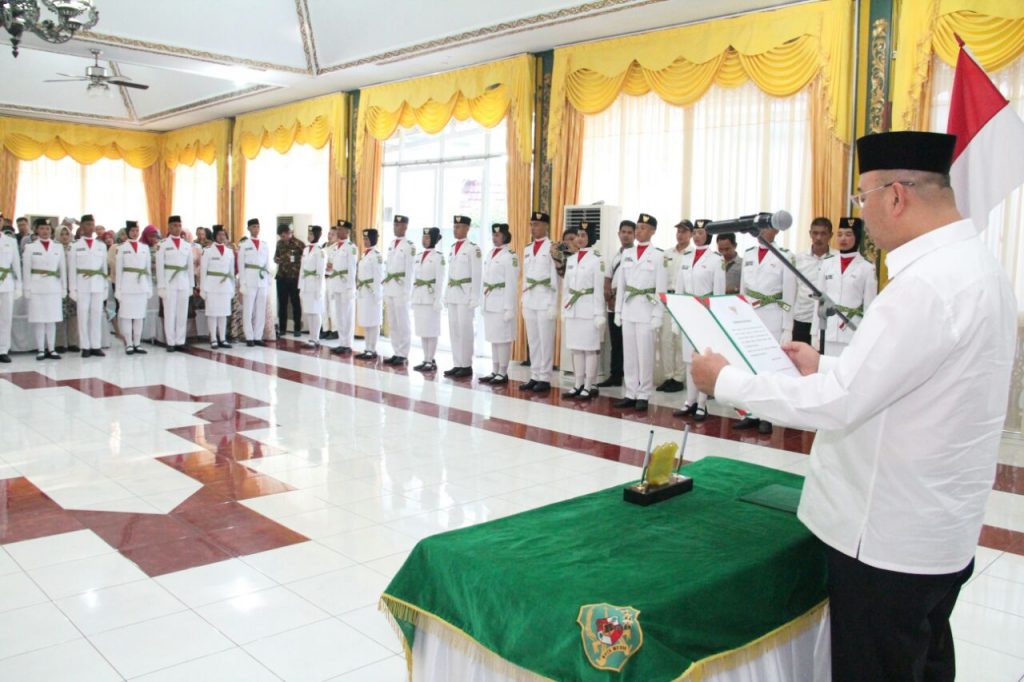 Paskibraka Kota Medan 2018 Dikukuhkan, Ini Jumlahnya