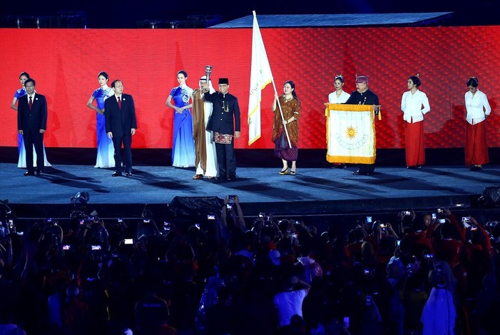 China Terima Obor untuk Asian Games 2022, Jokowi Sampaikan Penutup Lewat Video