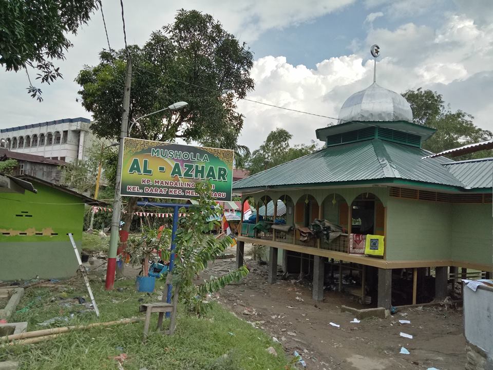 Pasca Banjir Sungai Babura, Sholat Berjamaah di Mesjid Al-Azhar Berhenti