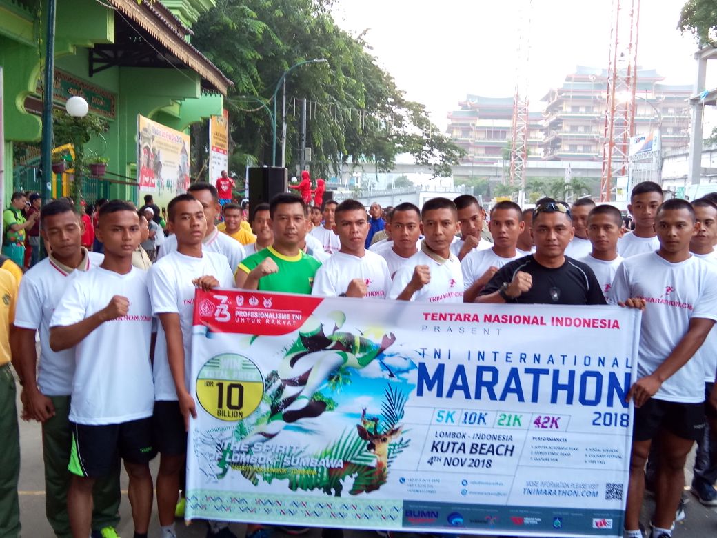 Rebut RP 10 M, Kodam I/BBÂ  Ajak Runner Sumut Ikut TNI Internasional Marathon di Lombok
