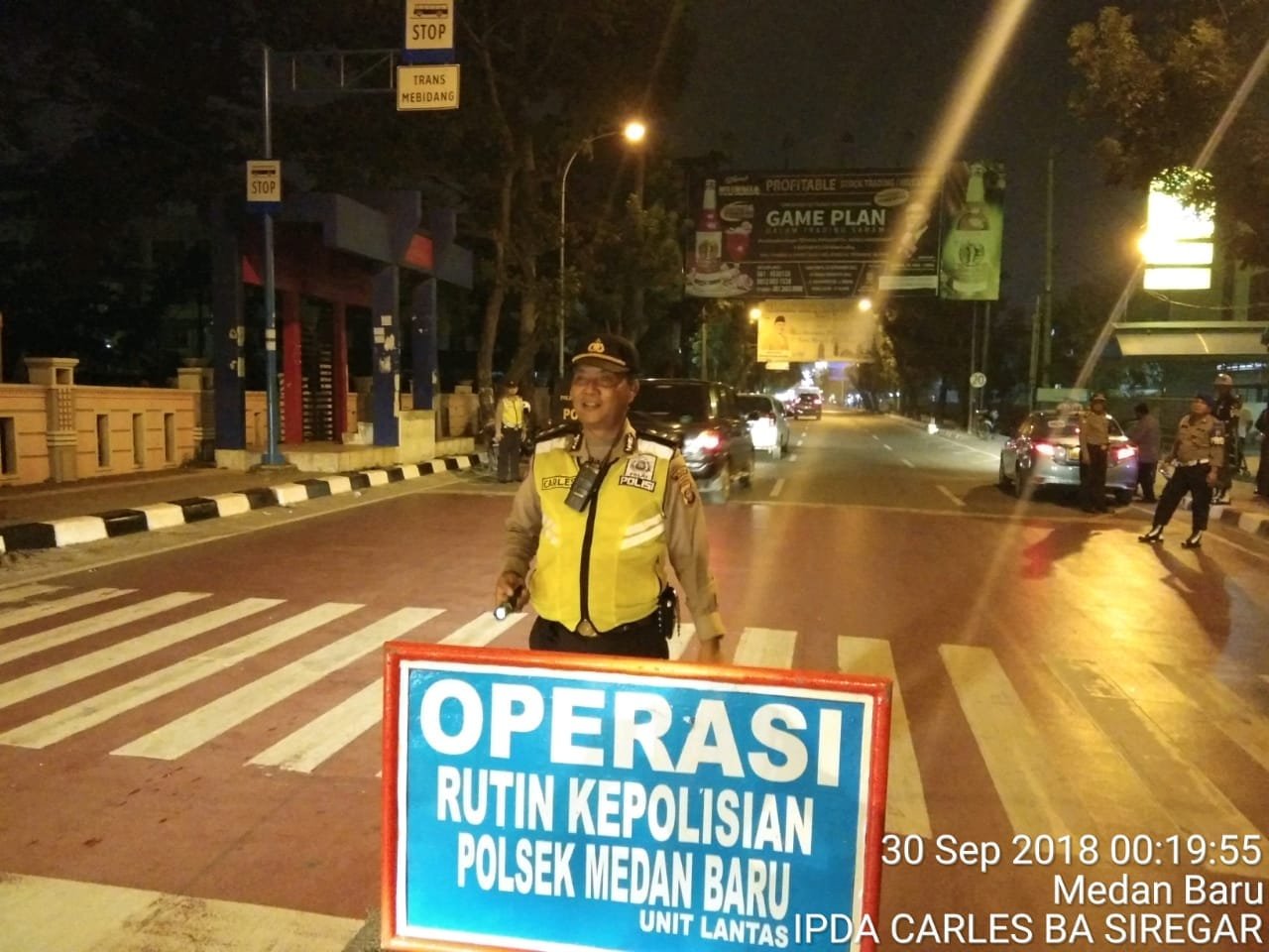Cegah 3C, Polsek Medan Baru Rutin Razia Gabungan