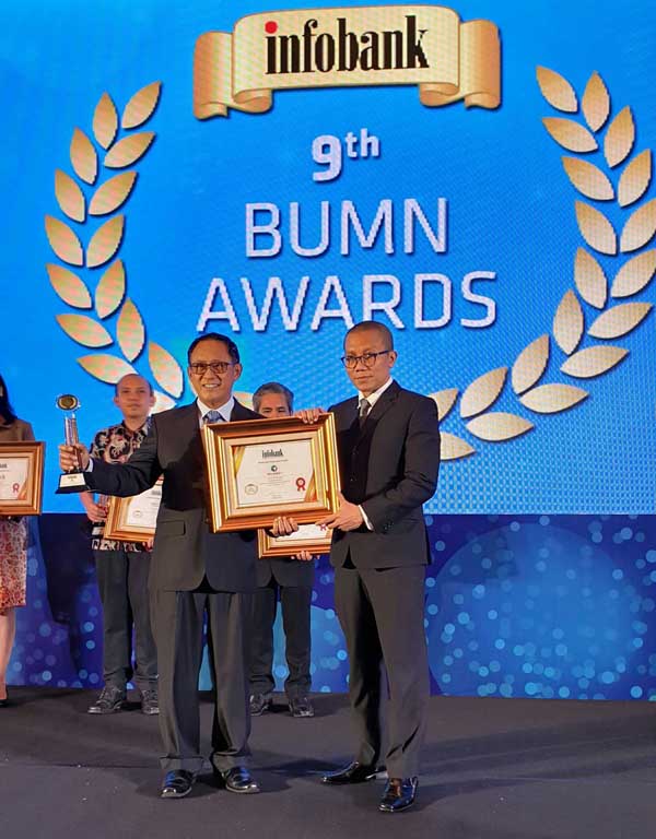 Untuk Ketiga Kalinya, Pelindo I Raih Golden Trophy Infobank BUMNÂ  Awards 2018