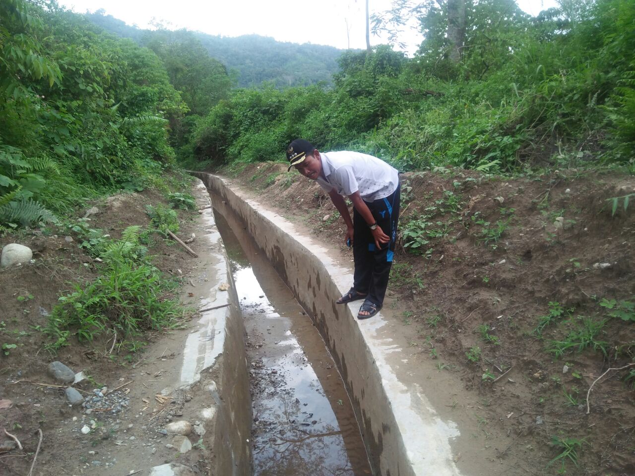 Pengerjaan Irigasi Uning Pune Dari Dana DOKA di Duga Asal Jadi