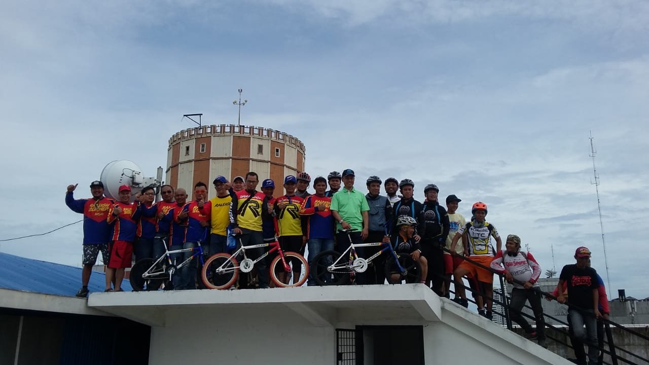 Tim BMX Raleigh, MBG dan Tirtanadi Bangun Hubungan Silaturahmi Gowes Bareng