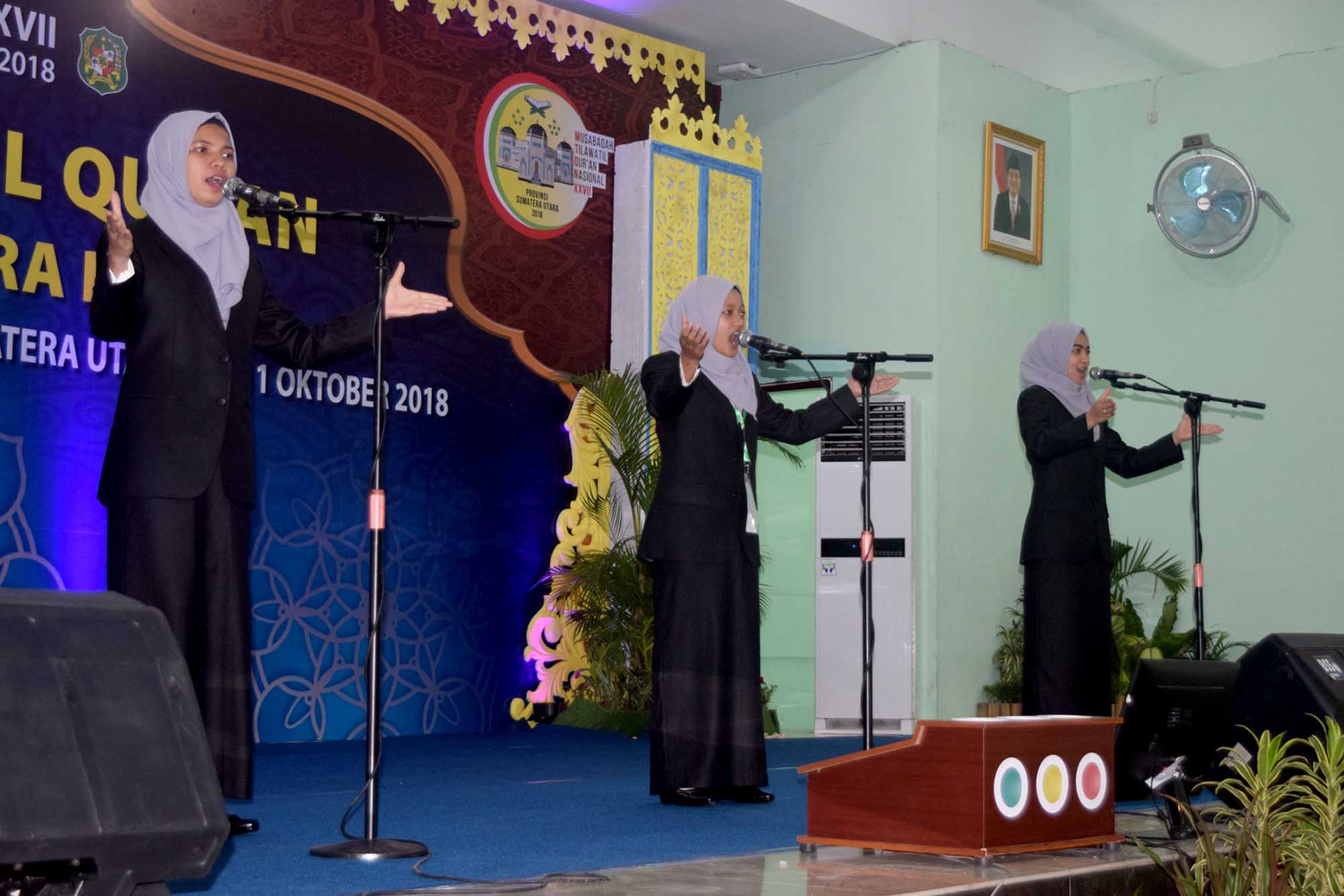 Hasil Sementara Cabang Syarhil Quran, Peserta Puteri Provinsi Aceh Unggul