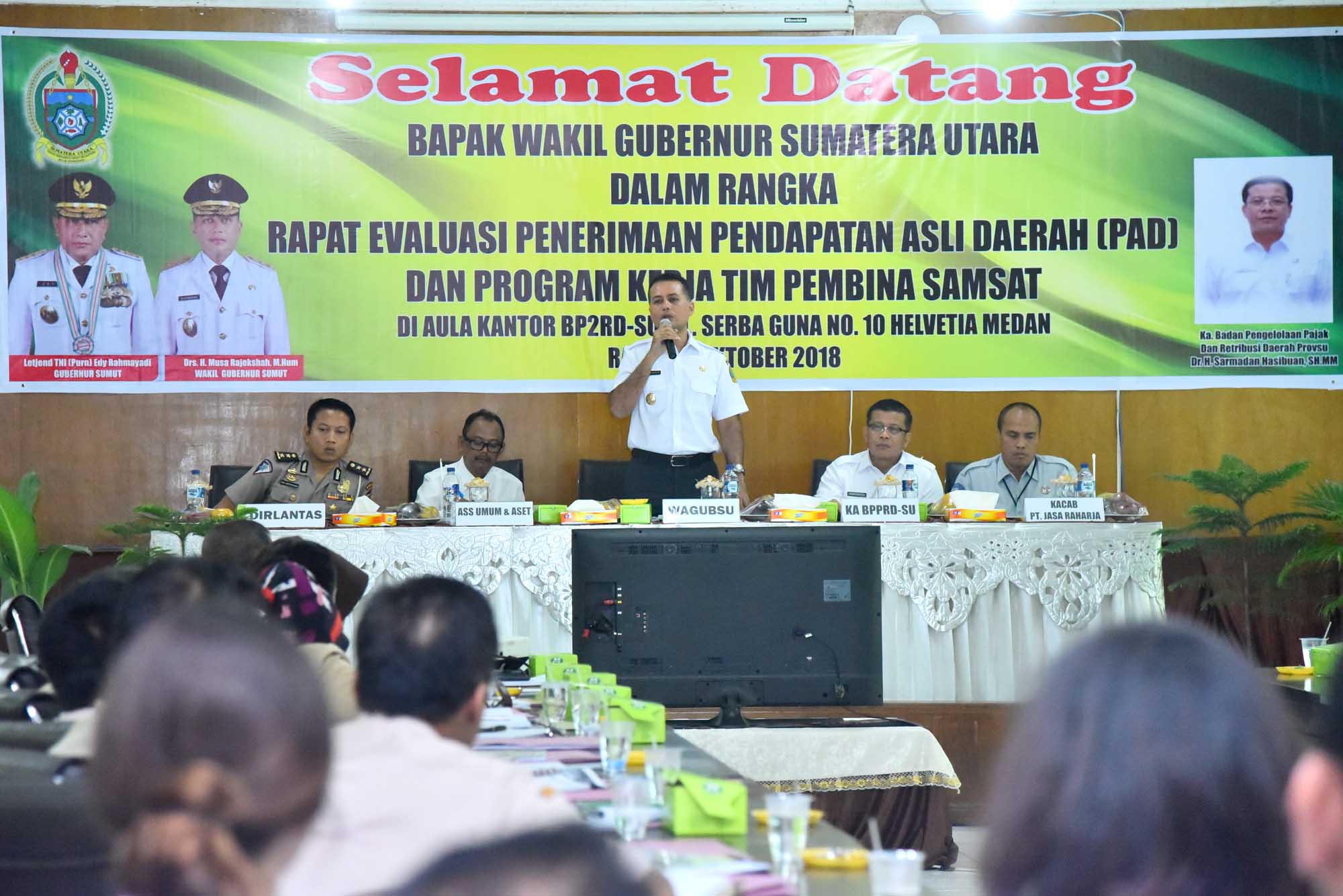 BPPRD Provinsi Sumut Diminta Terus Berinovasi Tingkatkan PAD