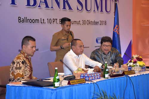 Gubernur: RUPS-LB Bank Sumut Tolak Pengunduran Diri Edie Rizliyanto