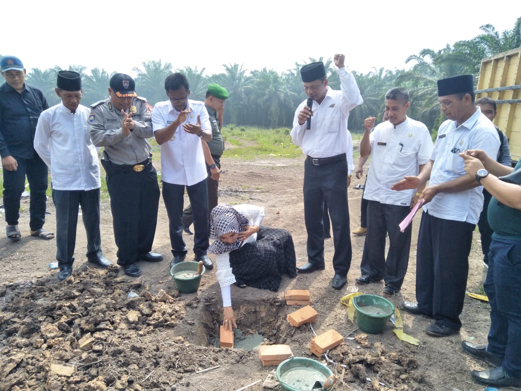 Pembangunan Gedung SMAN 2 Sidomulyo Dimulai