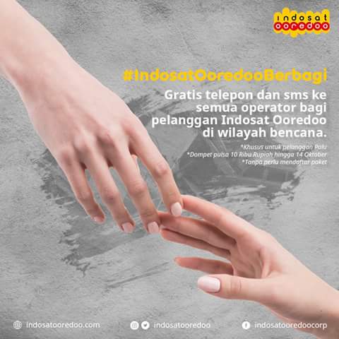 Bantu Korban Bencana, Indosat Ooredoo Turunkan Mobil Klinik dan Telepon Gratis