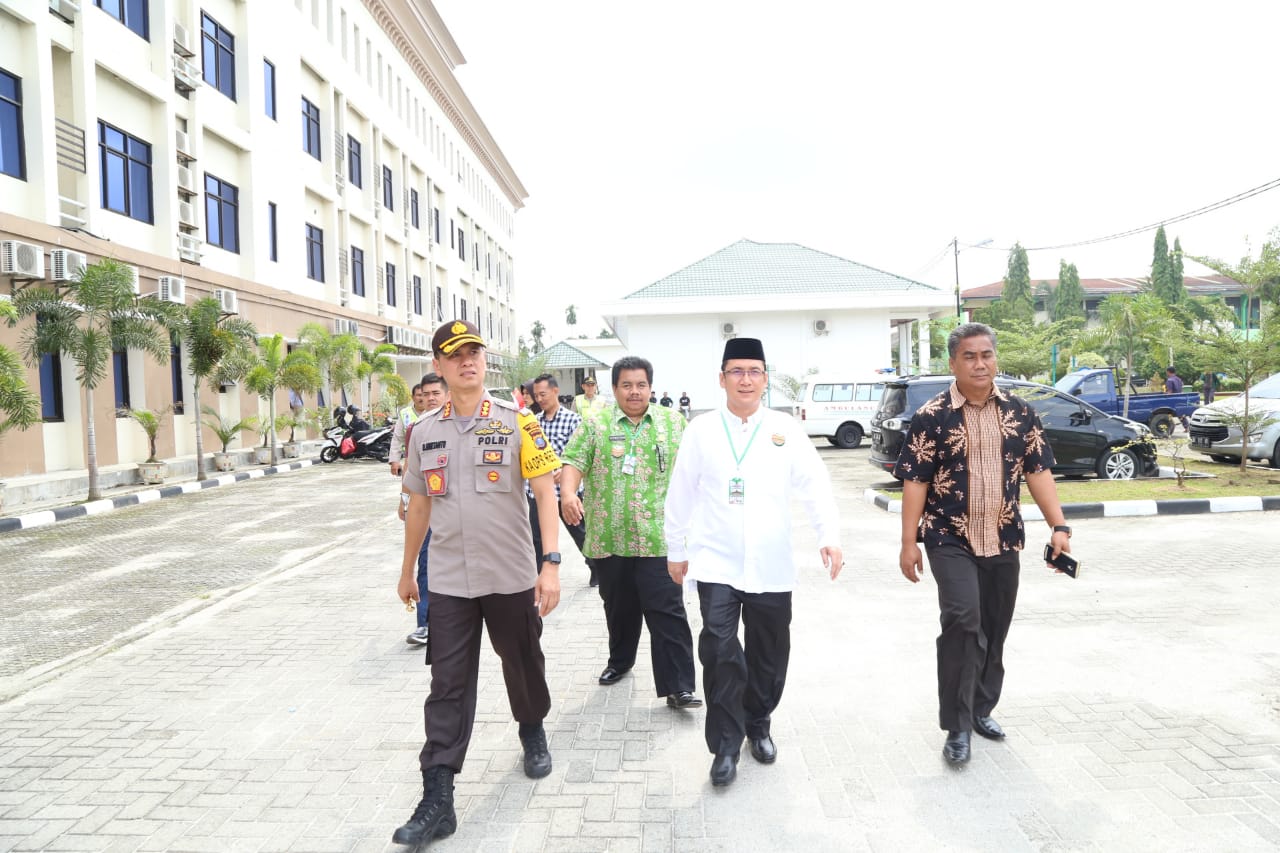 Kapolrestabes Medan Cek Kesiapan MTQN XXVII 2018 di Asrama Haji Medan