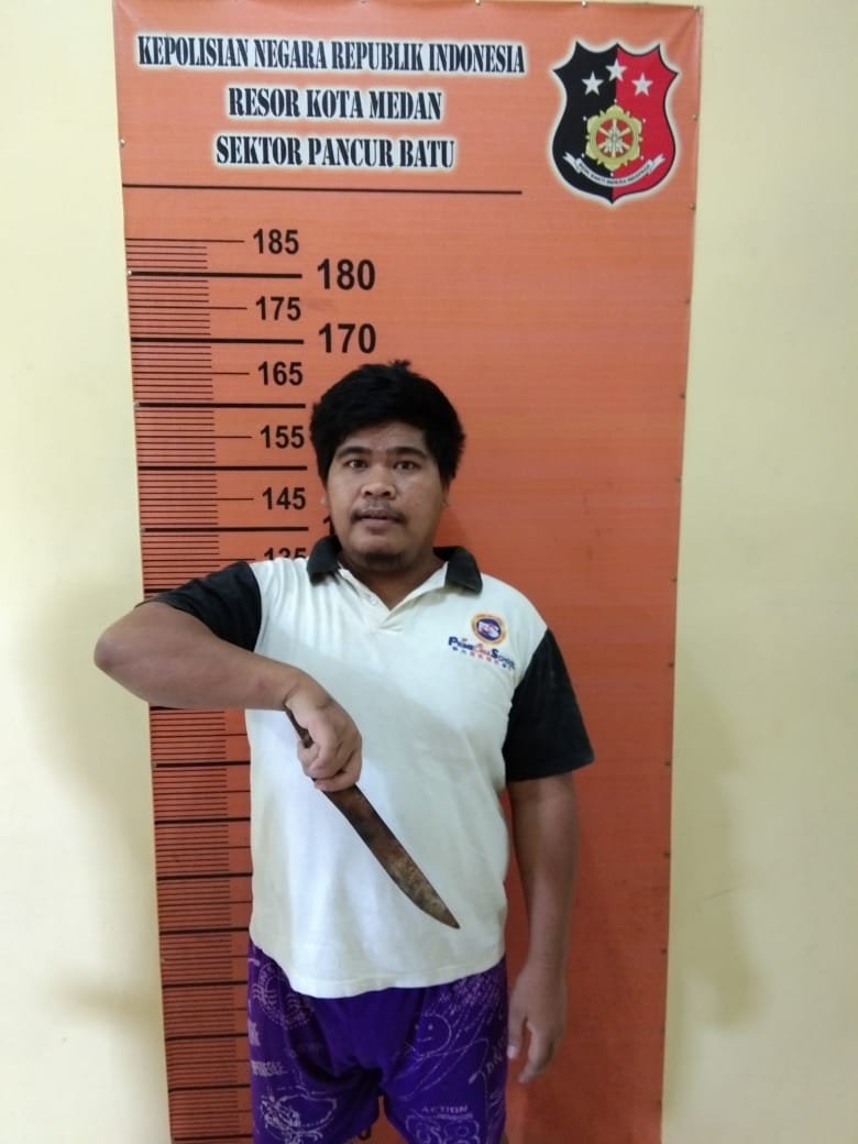 Pegasus Pancur Batu Amankan Suami Pelaku KDRT