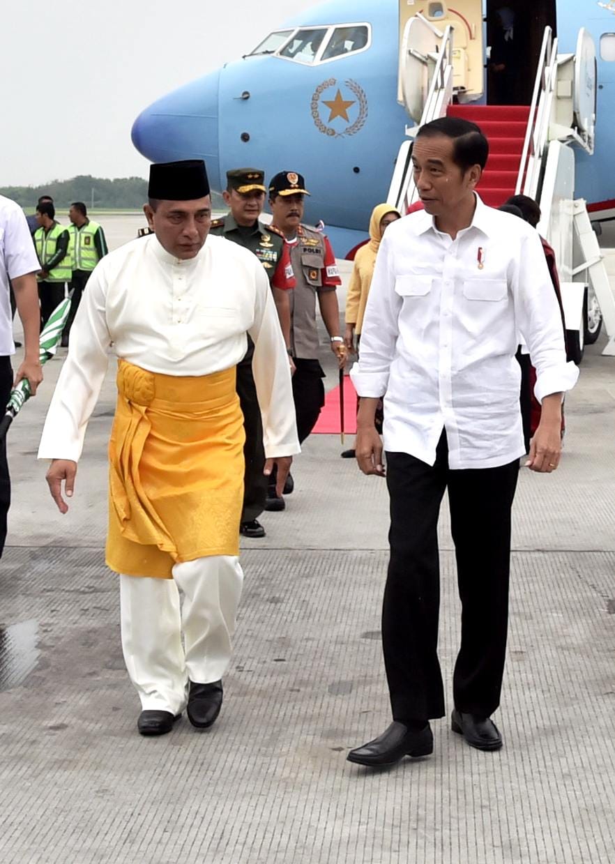 Gubernur Edy Rahmayadi Sambut Presiden Joko Widodo