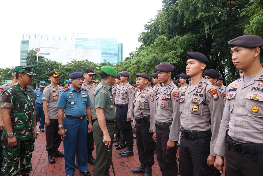 Kapolrestabes Medan Hadiri Gelar Pasukan Pam VVIP Kunker Wapres RI
