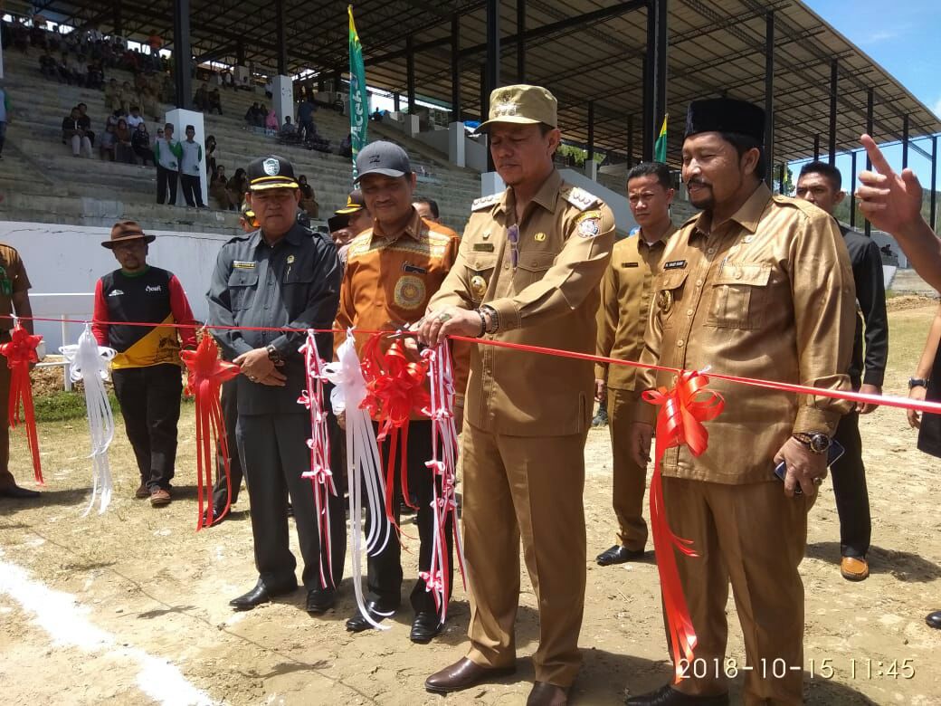 Bupati Gayo Lues Buka Pacuan Kuda Tradisional