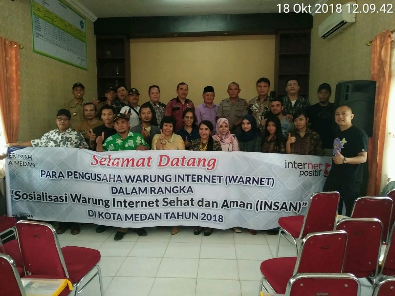 Polsek Medan Baru Sosislisasi Warnet Sehat dan Aman