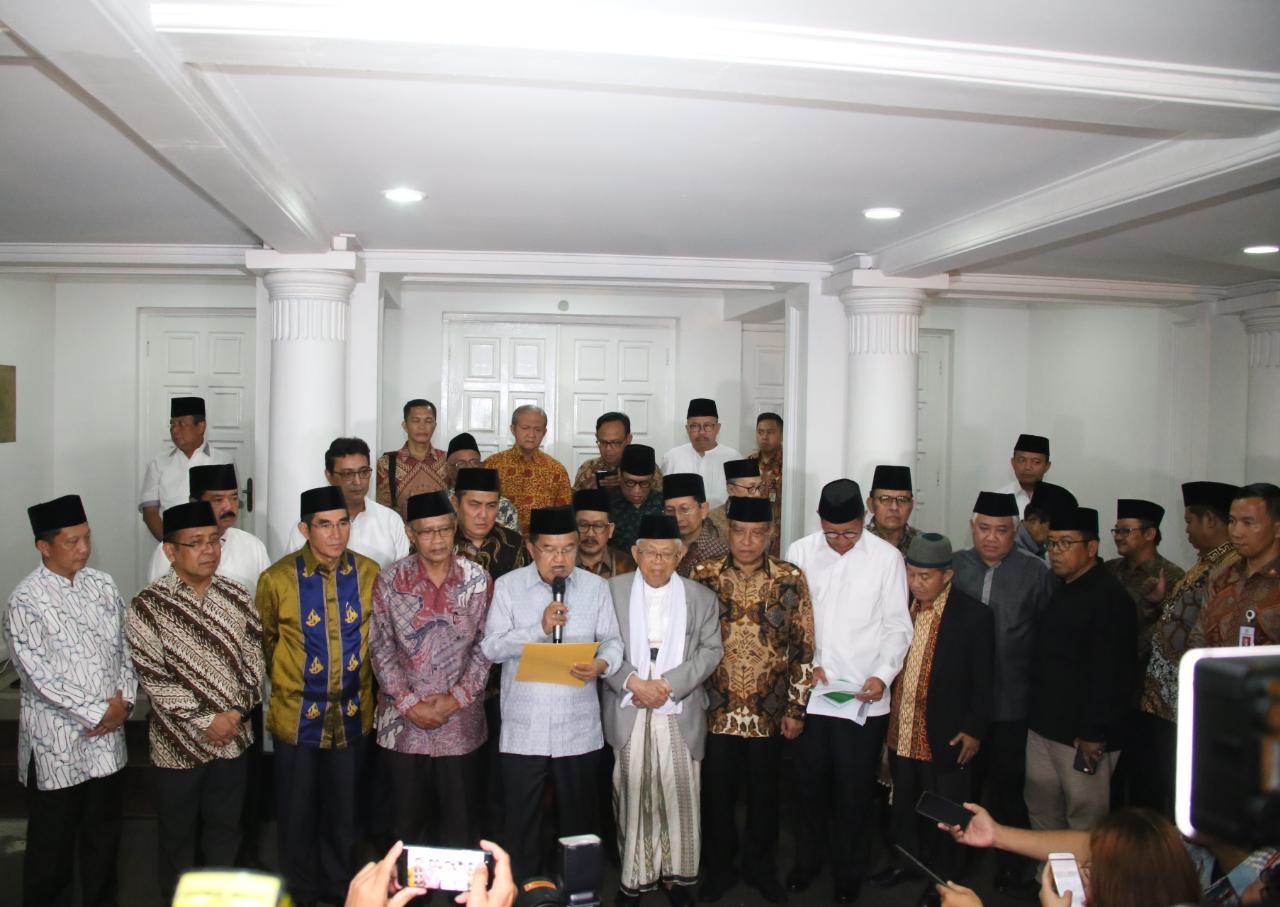 Kapolri Dampingi Wakil Presiden RI Berdialog dan Silaturahmi dengan Tokoh Ormas Islam