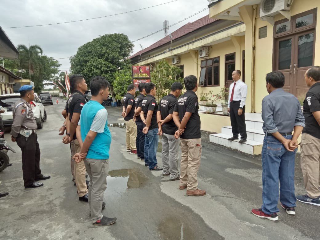 AKP Martualesi Sitepu Pimpin Apel Test Urine, 16 Personel Res Narkoba Polres Sergei Negatif