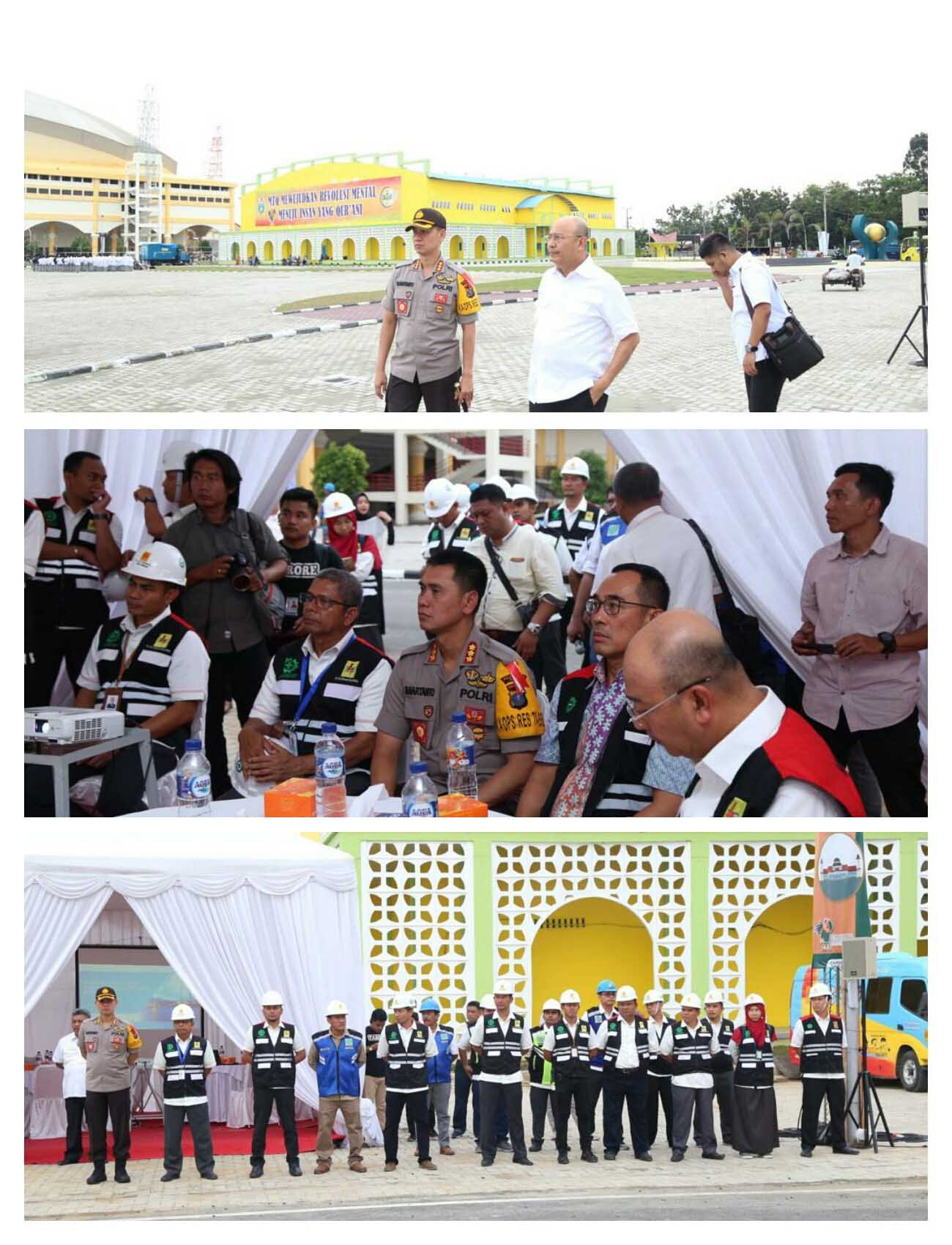 Kapolrestabes Medan Bersama Walikota Medan Tinjau Kesiapan Pasokan Listrik pada MTQN XXVII 2018