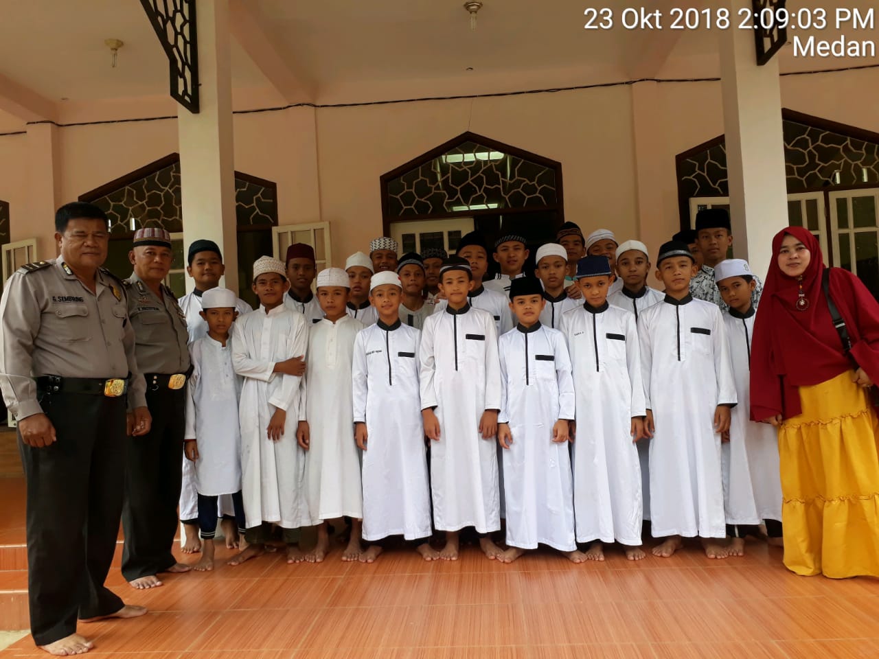 Sambut Hari Santri Polsek Medan Baru Lakukan Silaturahmi