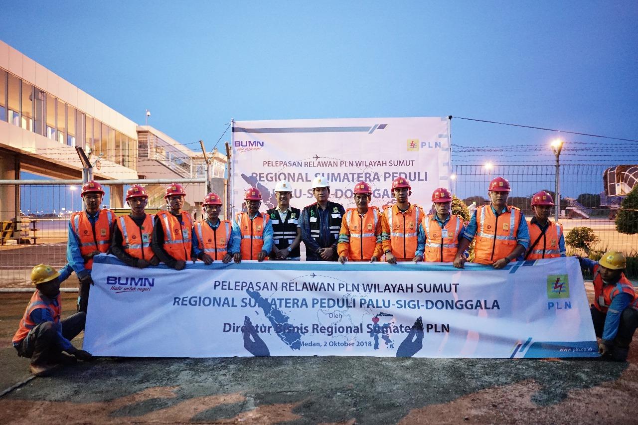 PLN Sumut Kirim Tim Reaksi Cepat ke Palu