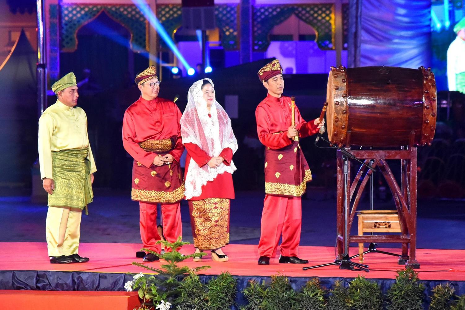 Presiden Jokowi Buka MTQ Nasional XXVII 2018, Jokowi : Jangan Saling Fitnah