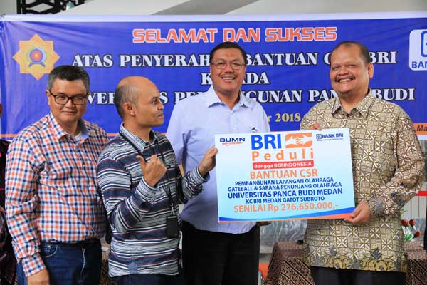 Unpab Terima Dana CSR dari BRI
