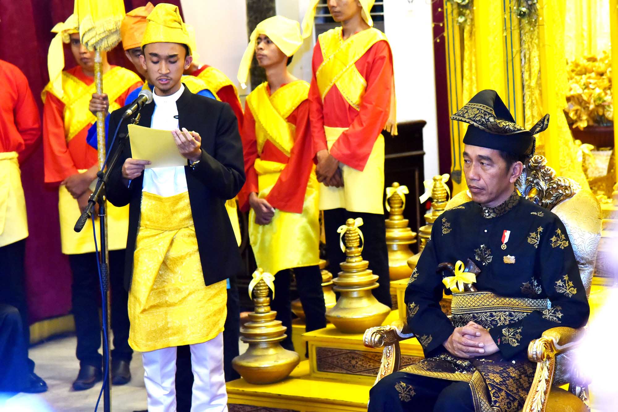 Presiden RI, Joko Widodo Dapat Gelar, Gubernur Edy : Selamat Datang Kerabat Baru Kesultanan Deli